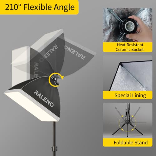 Softbox Photography Lighting Kit