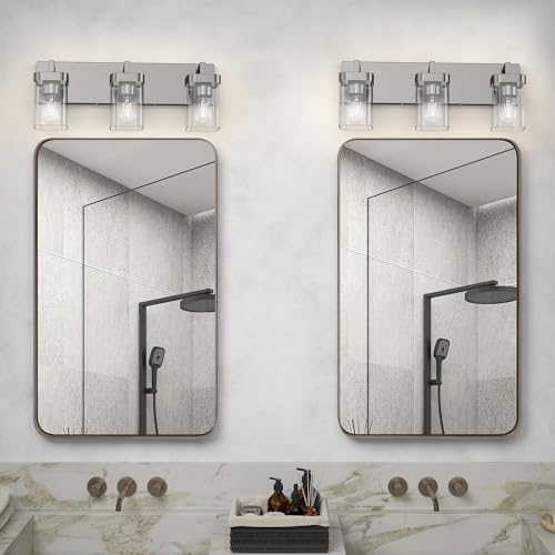 3 Light Bathroom Light Fixtures (3 Count)