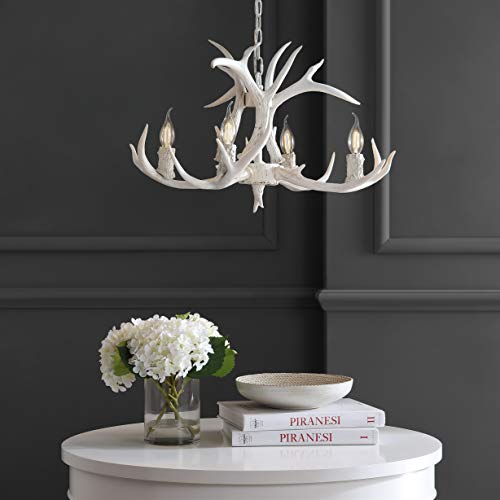 Eldora 4 Light Resin Antler Chandelier 26"