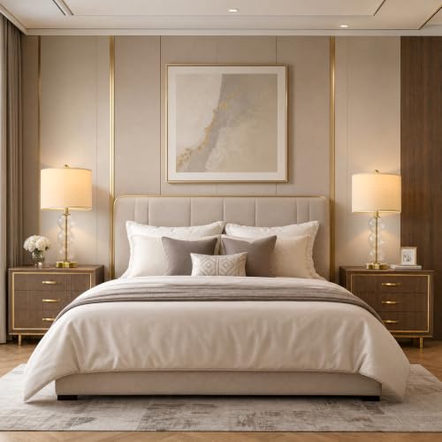 25" Glass Table Lamps Set of 2 (2 Count)