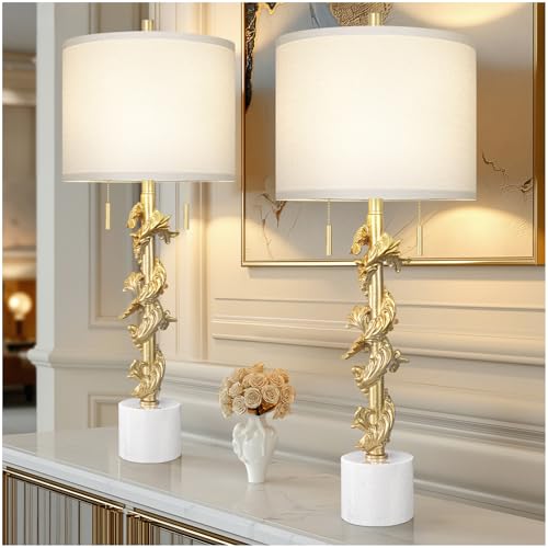 Sculptural Table Lamp Set of 2