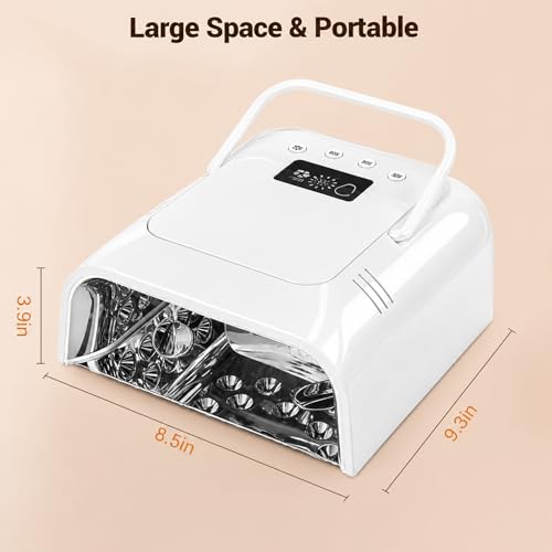 Rechargeable UV LED Nail Lamp Cordless