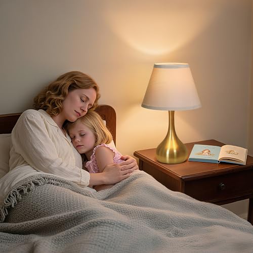 Touch Table Lamp for Bedroom Set of 2 (2 Count)