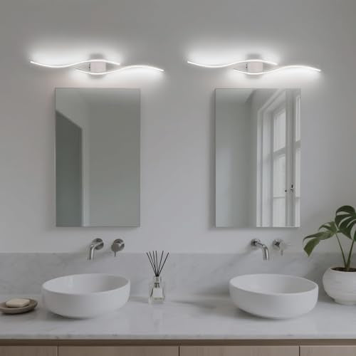 Battery Powered Silver Wall Sconces Set of 2 (2 Count)
