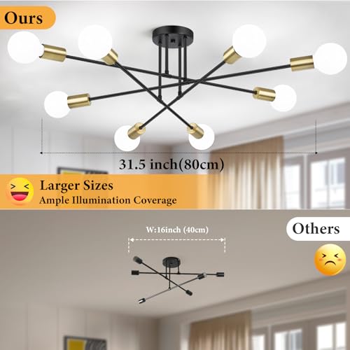 Modern Sputnik Chandelier 8