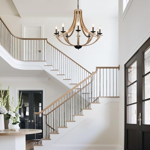 Farmhouse Chandeliers for Dining Room Light Fixture