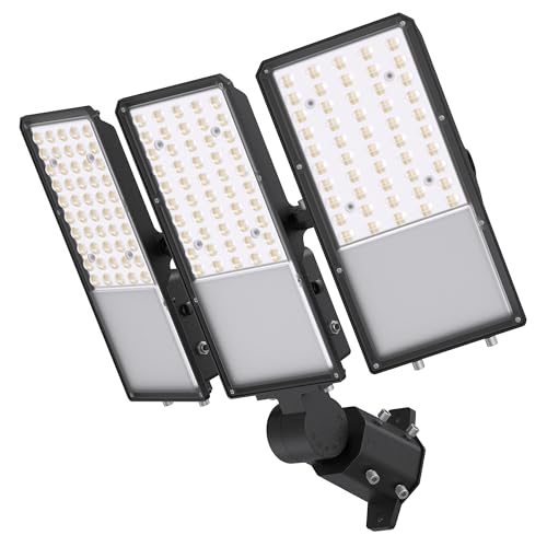 300W Upgraded LED Parking Lot Light with Photocell 45000lm 5000K