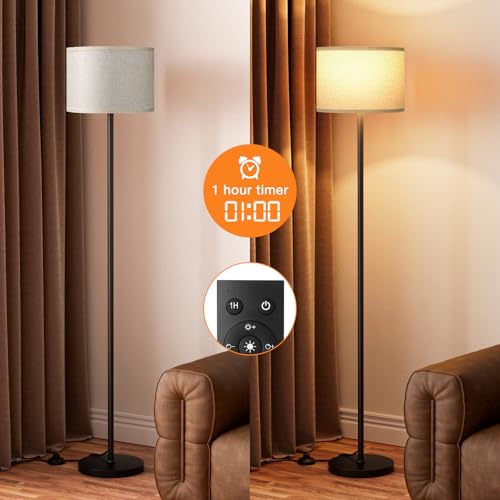 60'' Modern Floor Lamp with Remote