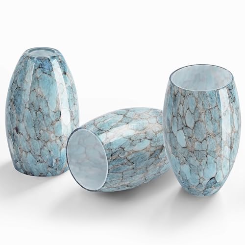 Glass Pendant Light Shade 7.64"H (3 Count)