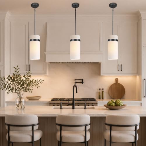 Hand Blown Frosted Glass Pendant Light
