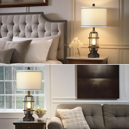26" Modern Lamp for Living Room (2 Count)