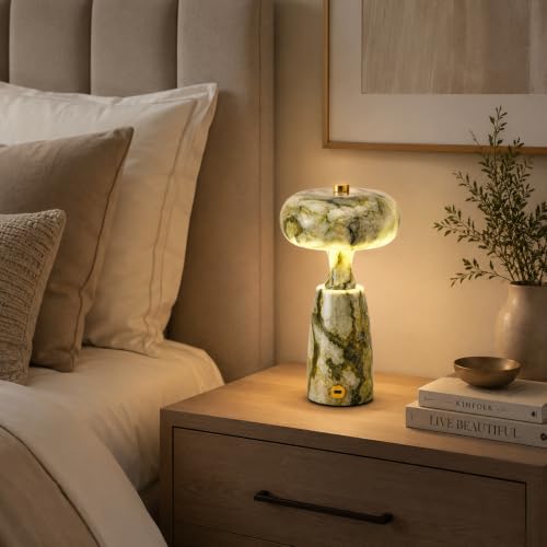 Green Marble Rechargeable Lamp