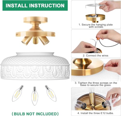 Semi Flush Mount Ceiling Light