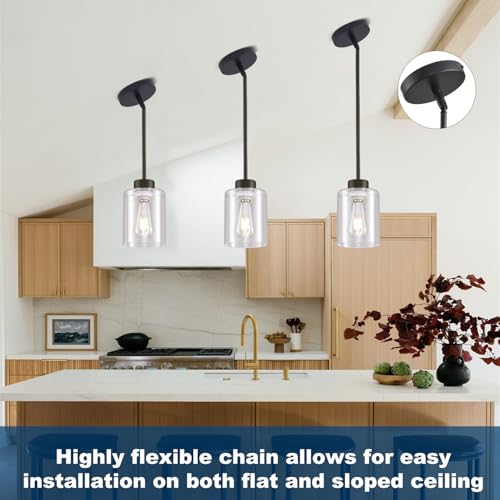 Pendant Lamp with Glass Shade