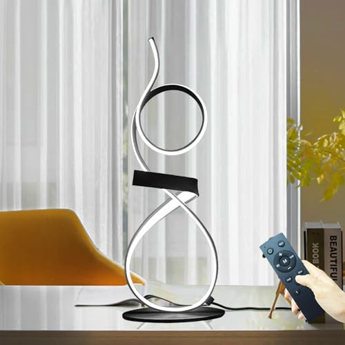 21.6 Inch Art Table Lamp with Remote Control