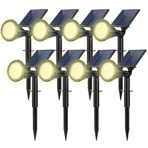 Solar Spot Lights Outdoor (8 Count)