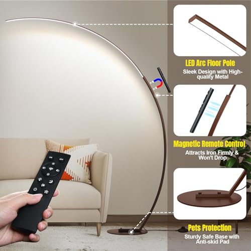 Dimmable LED Floor Lamp with 3 Color Temperatures