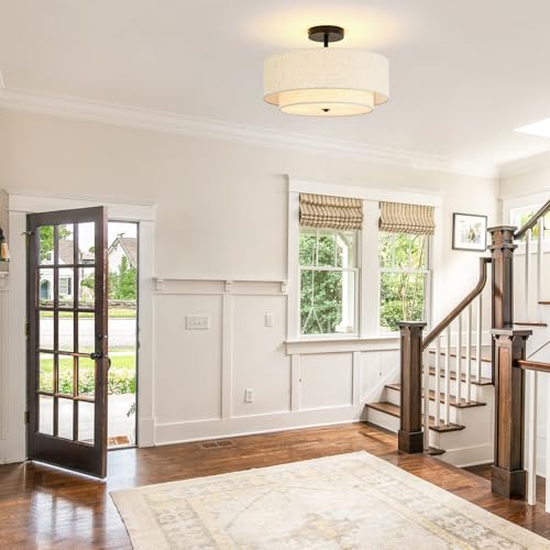 16" Semi Flush Mount Ceiling Light