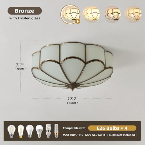 Vintage Bronze Ceiling Light