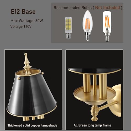 Brass Wall Sconce 2