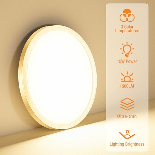 8PACK LED Flush Mount Ceiling Light Fixture (8 Count)