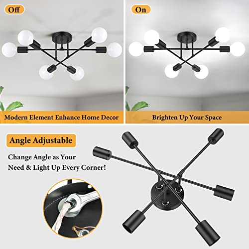 Modern Sputnik Chandelier