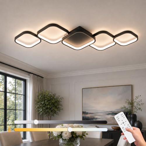39.37 Inch Modern LED Ceiling Light Fixture