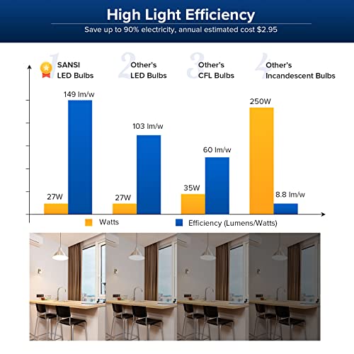 Dimmable LED Light Bulbs (2 Count)