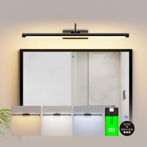 Vanity Lights for Bathroom Black 24 inch Bathroom Lamps for Wall