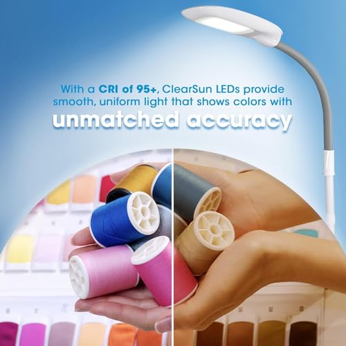 EasyView LED Floor Lamp with Optical Grade Magnifier