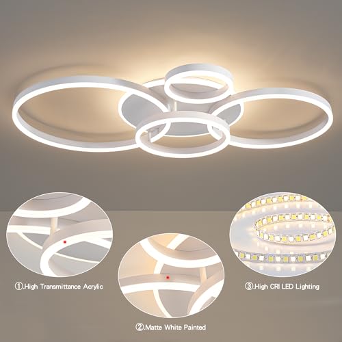 Modern Light Fixtures Ceiling Flush Mount Modern Led Ceiling Lights 5