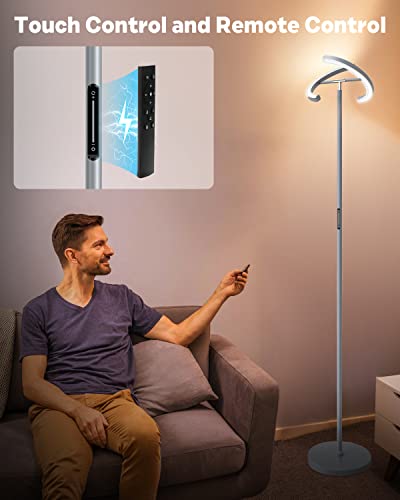 Silver Floor Lamps for Living Room