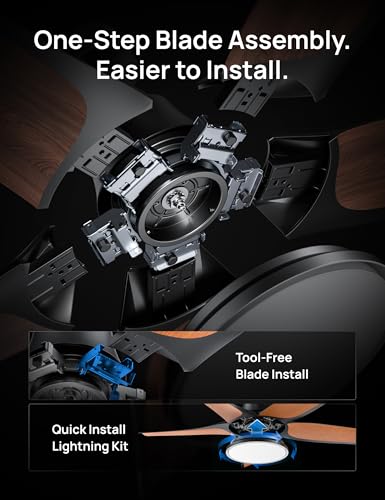 Smart RGBIC Ceiling Fans with Lights