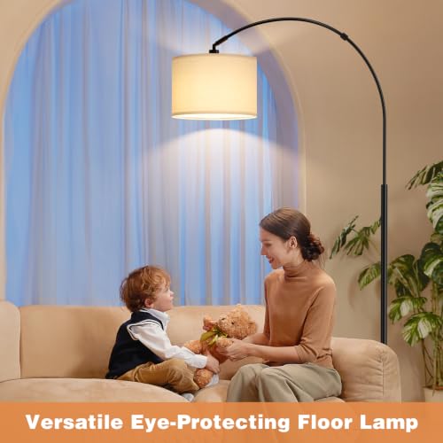 70" Dimmable Arc Floor Lamp with Remote