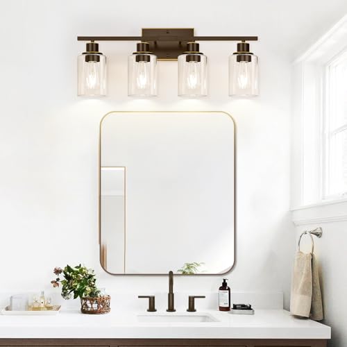 4 Light Bathroom Light Fixtures (4 Count)
