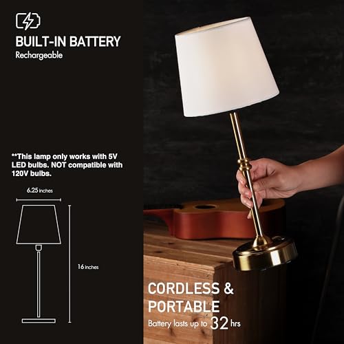 Seraph Cordless Rechargeable LED Table Lamp