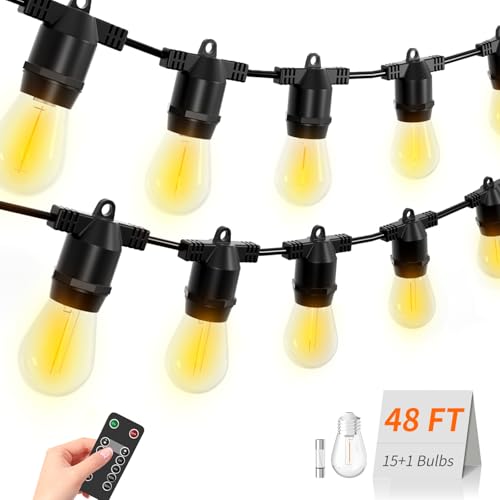 48FT LED Outdoor String Lights (48 Foot)
