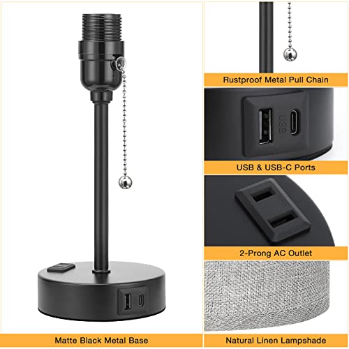 Small Bedside Table Lamp for Bedroom