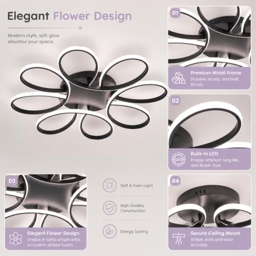 29.53 inch Modern LED Ceiling Light