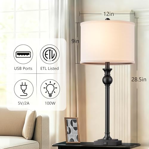Traditional Buffet Lamp Set of 2 (2 Count)
