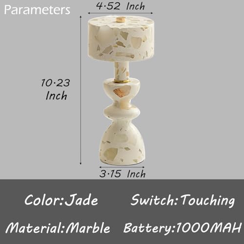 White Marble Touch Lamp