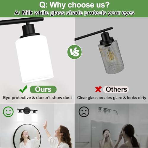 2 Light Bathroom Light Fixtures