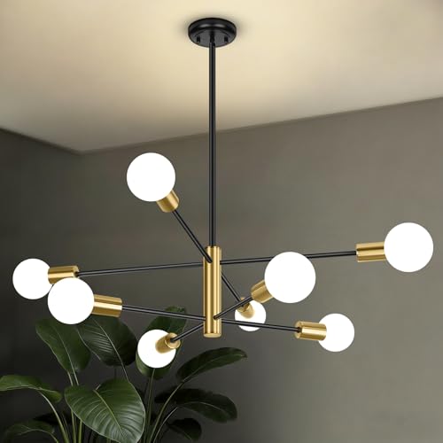 8 Light Modern Chandelier for Dining Room