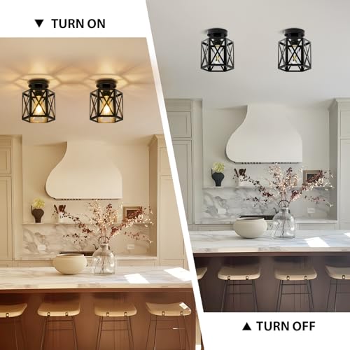 Semi Flush Mount Ceiling Light for Hallway Light Fixture