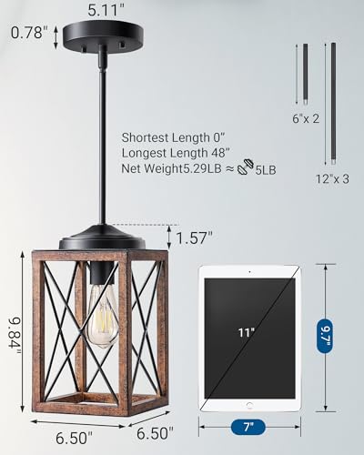 Farmhouse Pendant Light