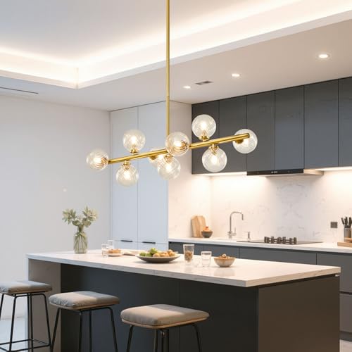Mid Century Modern Sputnik Chandeliers