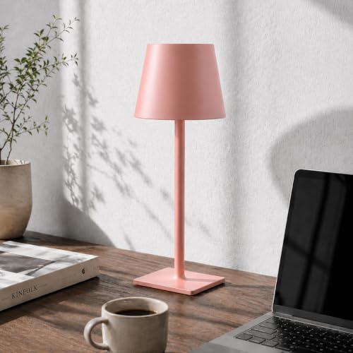 Pink Cordless Table Lamps (2 Count)
