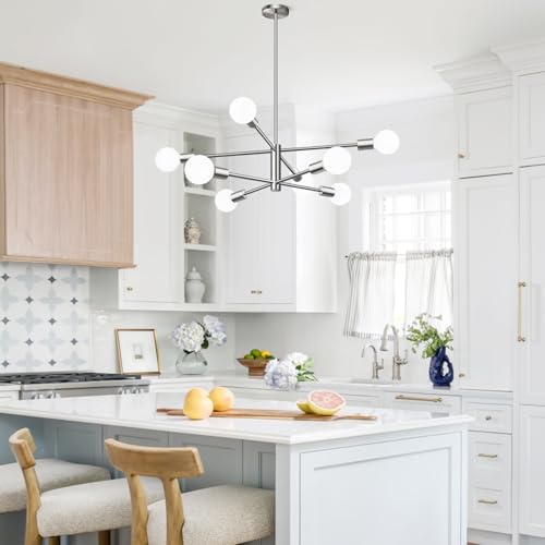 11" 52" Height Adjustable Sputnik Chandeliers Dining Room Light Fixture