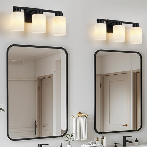 3 Light Bathroom Light Fixtures (3 Count)