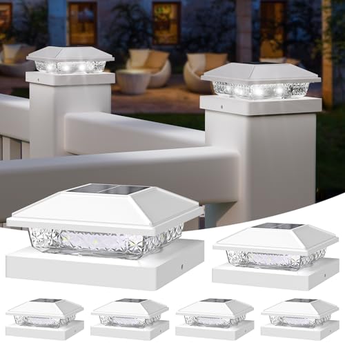 Solar Post Cap Lights (6 Count)